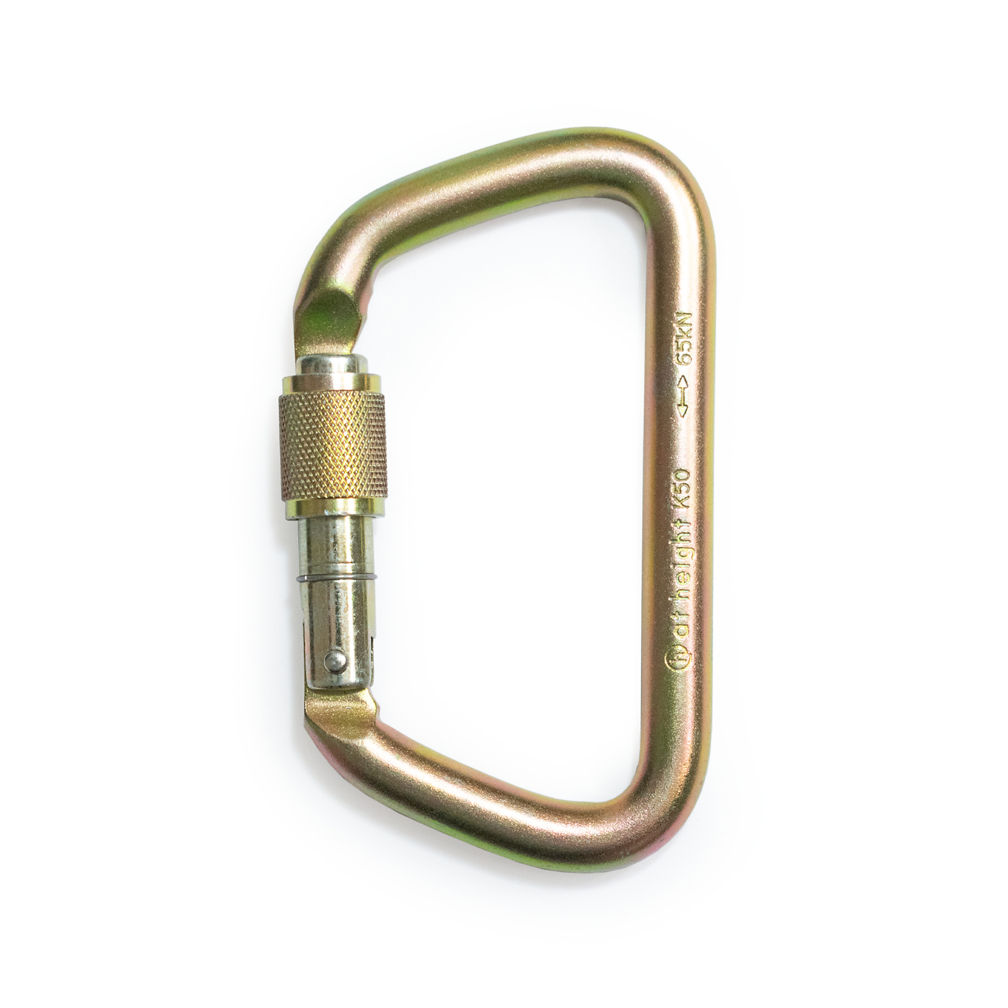 Portable Winch, STEEL LOCKING CARABINER, Max. Capacity 14612 lb, Model# PCA-1703